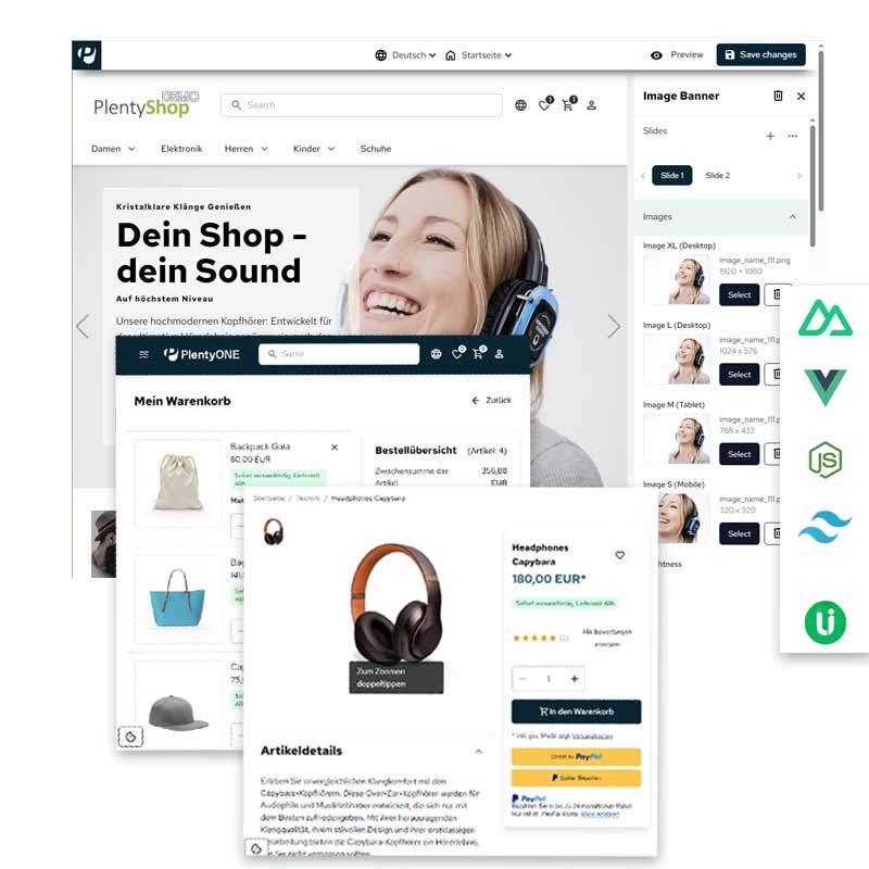 Der neue PlentyONE Shop